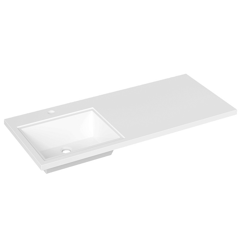 Тумба с раковиной DIWO Тольятти 110 L цвет Белый