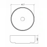 Раковина-чаша Boheme NeoArt LV204 Corian 41.5 819-DL цвет Delmar