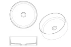 Раковина-чаша Boheme NeoArt LV204 Corian 41.5 819-DL цвет Delmar