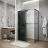 Душевой уголок Grossman Galaxy 140x100 120.K33.01.1410.42.10 профиль Графит сатин стекло тонированное