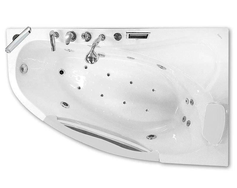 Акриловая ванна Gemy 161х96 G9046OR с гидромассажем