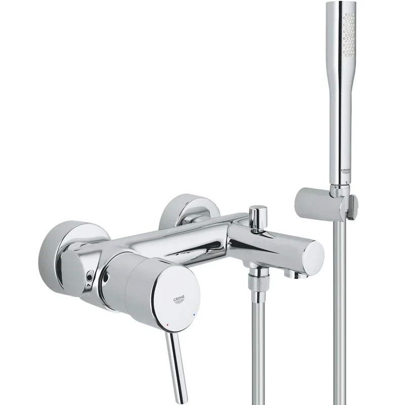 Смеситель для ванны Grohe Concetto 32212001 Хром латунь на стену