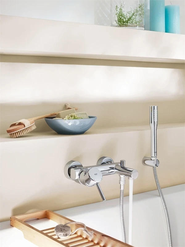 Смеситель для ванны Grohe Concetto 32212001 Хром латунь на стену