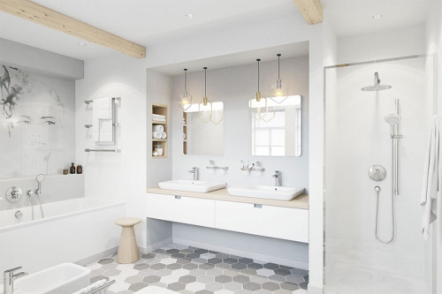 Душевой гарнитур Kludi Freshline 6794005-00 Хром латунь на стену