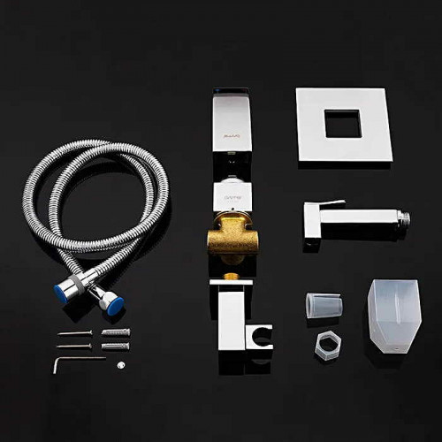 Гигиенический душ со смесителем Gappo Jacob G7207 Хром латунь встраиваемый