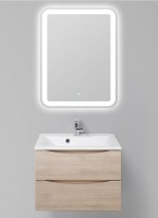 Тумба под раковину BelBagno Marino 65 MARINO-650-2C-SO-RG-P подвесная Rovere Grigio МДФ / ЛДСП