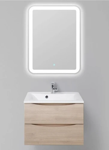 Тумба под раковину BelBagno Marino 65 MARINO-650-2C-SO-RG-P подвесная Rovere Grigio МДФ / ЛДСП