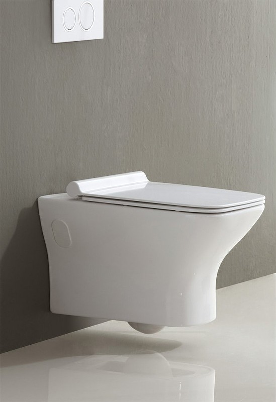 Унитаз BelBagno Romano BB248CHR-SM подвесной без сиденья фаянс подвесной