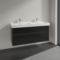 Тумба под раковину Villeroy&amp;Boch Collaro 125 C013L0PD подвесная Black Matt Lacquer