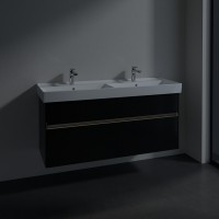 Тумба под раковину Villeroy&amp;Boch Collaro 125 C013L0PD подвесная Black Matt Lacquer