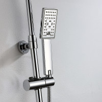 Душевая система WasserKRAFT A17701 Хром латунь на стену