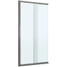 Шторка на ванну Cezares Slider 90 SLIDER-FIX-VF-11-90/150-C-GM профиль Оружейная сталь стекло прозрачное