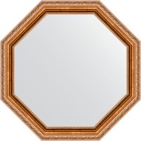 Зеркало Evoform Octagon 62х62 BY 3725 в багетной раме - Версаль бронза 64 мм стекло