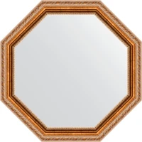 Зеркало Evoform Octagon 62х62 BY 3725 в багетной раме - Версаль бронза 64 мм стекло