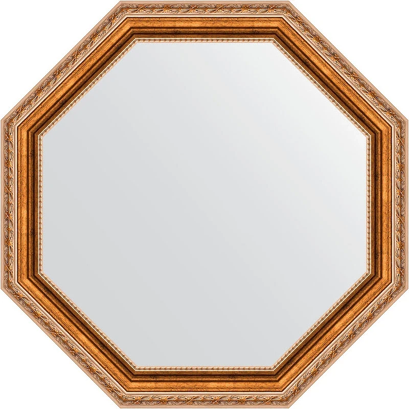 Зеркало Evoform Octagon 62х62 BY 3725 в багетной раме - Версаль бронза 64 мм стекло