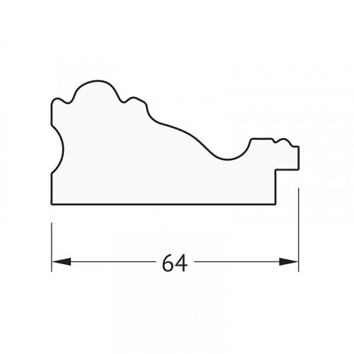 Зеркало Evoform Octagon 62х62 BY 3725 в багетной раме - Версаль бронза 64 мм стекло