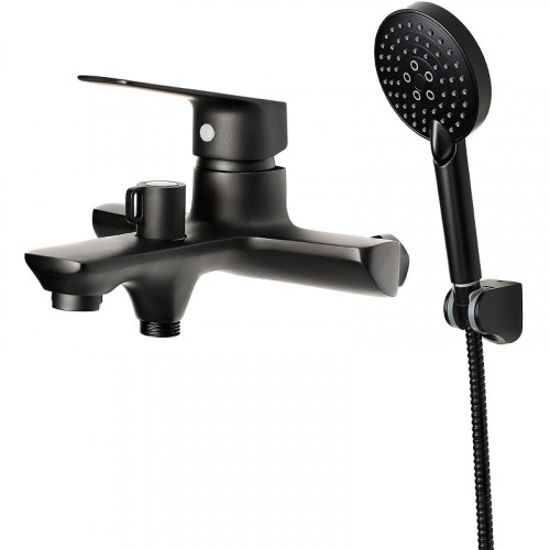 Смеситель для ванны Orange Aristo M19-300B Черный на стену