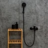 Смеситель для ванны Orange Aristo M19-300B Черный на стену