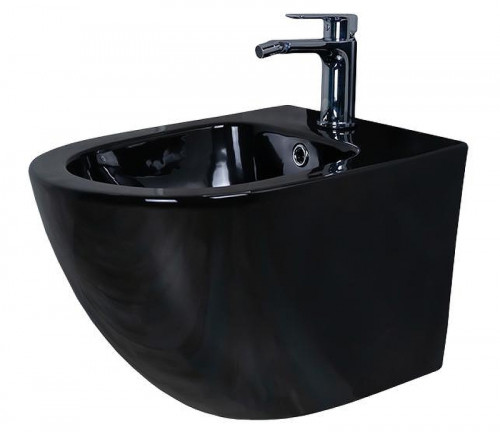 Биде Gid Convexo BDP-96BL 21102 подвесное цвет Черный глянцевый