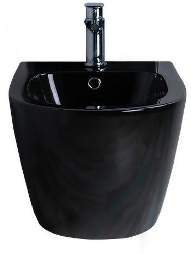 Биде Gid Convexo BDP-96BL 21102 подвесное цвет Черный глянцевый