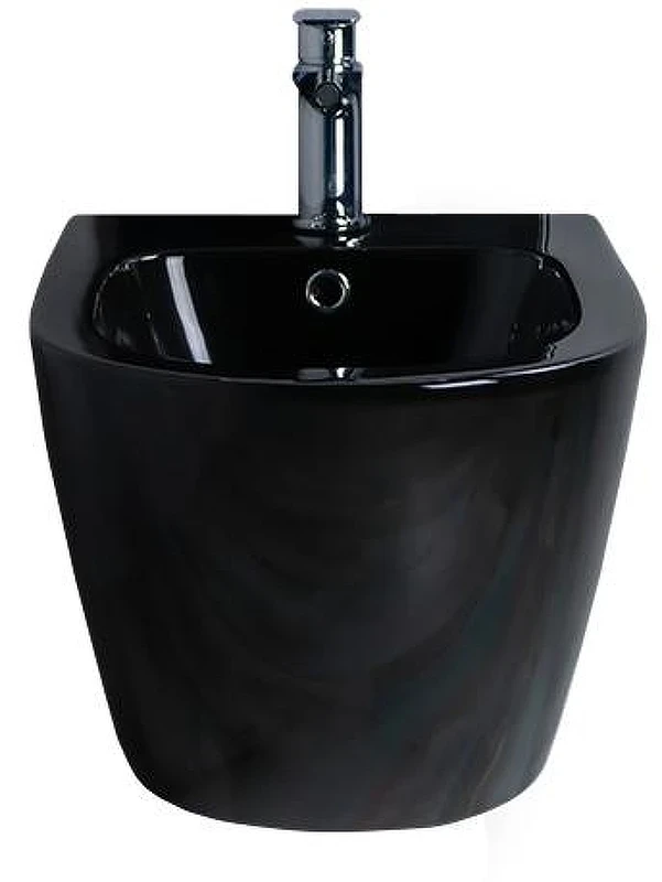 Биде Gid Convexo BDP-96BL 21102 подвесное цвет Черный глянцевый