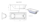 Акриловая ванна Erlit Standart 170х70 STANDART 170*70 цвет Белый