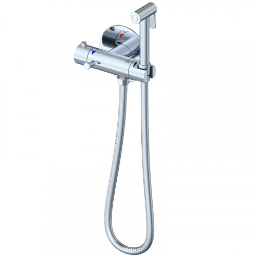 Гигиенический душ со смесителем Gappo G7290 с термостатом Хром латунь встраиваемый