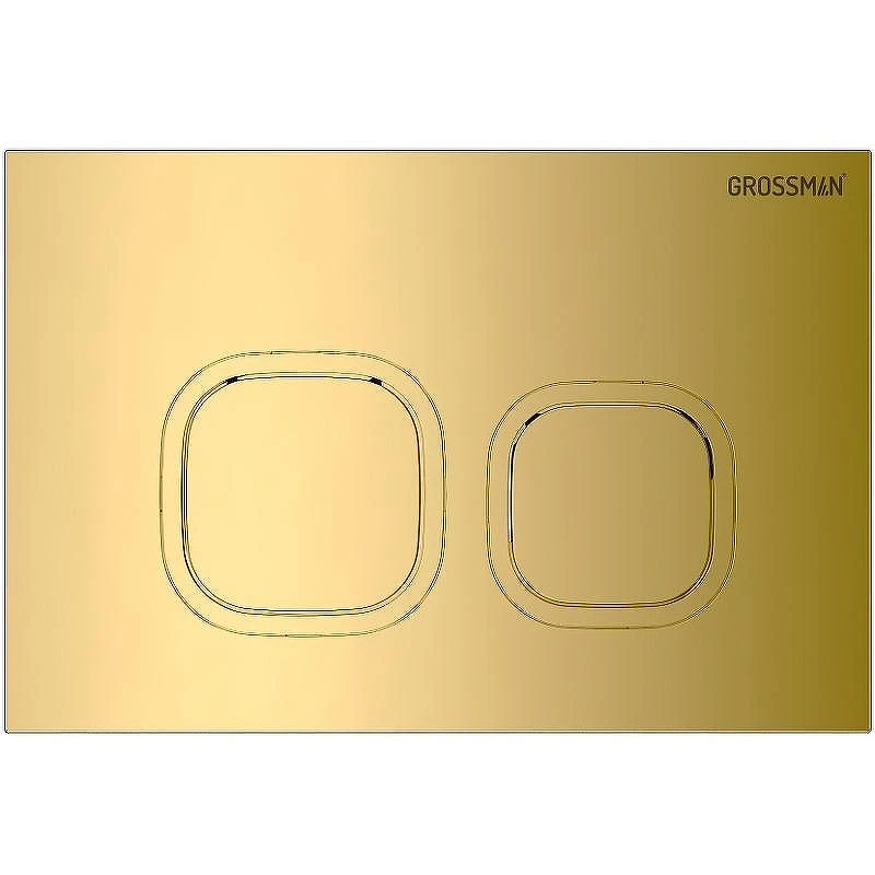 Клавиша смыва Grossman Cosmo 700.K31.02.300.300 цвет Золото глянцевое