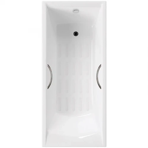 Чугунная ванна Delice Prestige 170x70 DLR230624R-AS с отверстиями под ручки с антискользящим покрытием