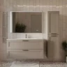 Тумба с раковиной Terminus Классик 120 CLA101202200501O подвесная цвет Капучино