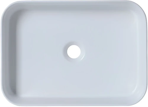 Раковина-чаша Allen Brau Fantasy 50 4.11021.21 Белая матовая фаянс накладная