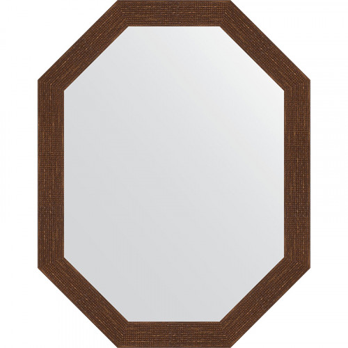 Зеркало Evoform Octagon 72x92 BY 7092 в багетной раме - Мозаика античная медь 70 мм стекло