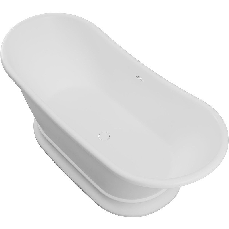 Ванна из искусственного камня Allen Brau Classic 170x75 2.35004.21 Белая матовая без гидромассажа