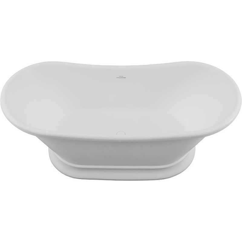 Ванна из искусственного камня Allen Brau Classic 170x75 2.35004.21 Белая матовая без гидромассажа