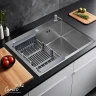 Кухонная мойка Ceruttispa Gloria 60 11257 цвет Хром матовый