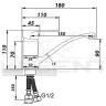 Смеситель для раковины Wisent WP45222-2 цвет Хром