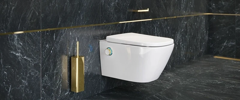 Держатель туалетной бумаги Excellent Riko Gold DOEX.1608GL Золото