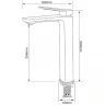 Смеситель для раковины Comforty FC071B-CCT 00-00004525 Хром латунь