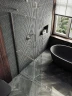 Душевая перегородка Maybah Glass MGD-1418-5ш 990х1950 в широком профиле с полотенцедержателем Хром матовый стекло прозрачное