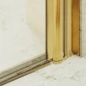 Душевая дверь Maybah Glass MGD-435-3 800х1980 двустворчатая на монопетлях Золото стекло сатиновое