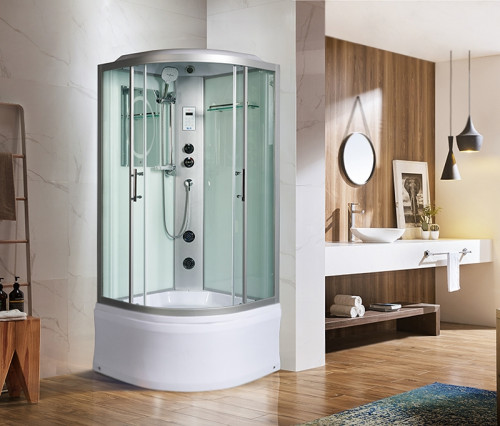 Душевая кабина WeltWasser WW500 Halle 904 90x90 10000003248 профиль Хром стекло прозрачное