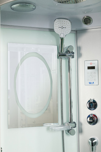 Душевая кабина WeltWasser WW500 Halle 904 90x90 10000003248 профиль Хром стекло прозрачное