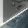 Шторка для ванны Maybah Glass MGV-577-3 515х1400 складная 2 секции Золото стекло графитовое матовое