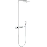 Душевая система Grohe Rainshower System 26250LS0 с термостатом Белая луна