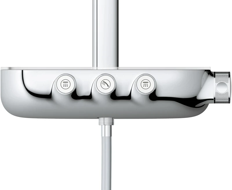 Душевая система Grohe Rainshower System 26250LS0 с термостатом Белая луна