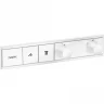 Смеситель для душа Hansgrohe RainSelect 15380700 с термостатом Белый матовый латунь встраиваемый