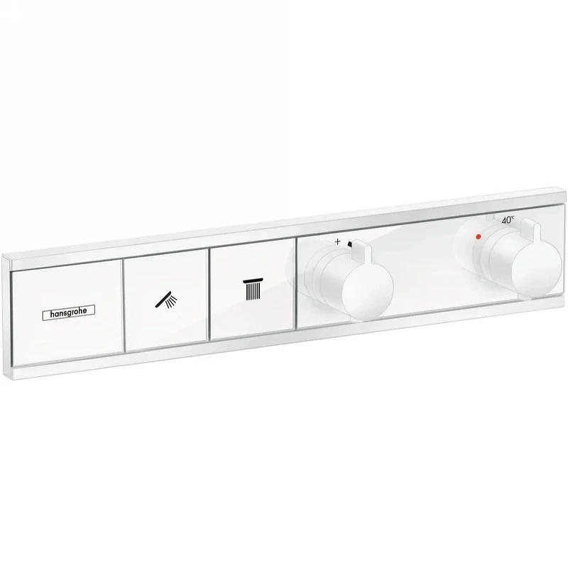 Смеситель для душа Hansgrohe RainSelect 15380700 с термостатом Белый матовый латунь встраиваемый