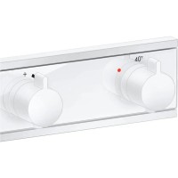 Смеситель для душа Hansgrohe RainSelect 15380700 с термостатом Белый матовый латунь встраиваемый