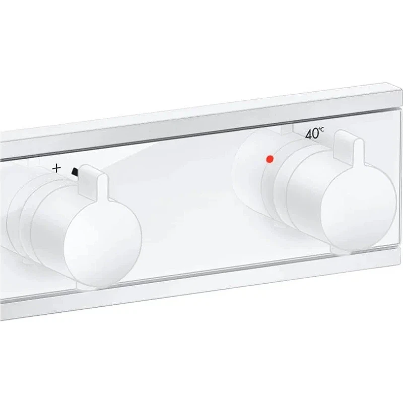 Смеситель для душа Hansgrohe RainSelect 15380700 с термостатом Белый матовый латунь встраиваемый