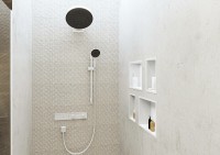 Смеситель для душа Hansgrohe RainSelect 15380700 с термостатом Белый матовый латунь встраиваемый